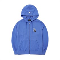 MLB 베이직 빅로고 기모 후드집업 LA (Blue) 704708