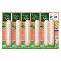 CJ 더건강한 닭가슴살 소시지 120g x 5개