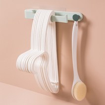 ZYL049834벽부착 옷걸이 정리 행거 선반, 단일옵션