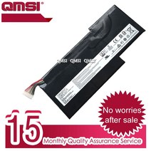 호환 노트북배터리QMSI 11.4V 52.4WH 4500mAh 모델 BTY-M6K 배터리 MSI MS-17B4 MS-16R1 MS-16R2 MS-16R3 G, 한개옵션0