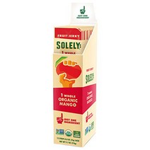 SOLELY Organic Mango Fruit Jerky 12 Strips | One Ingredient | Vegan | Non-GMO | Gluten-Free | No Su, 1