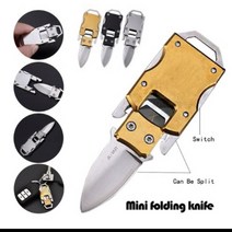 자체 포켓나이프 휴대용칼 키체인 edc 캠핑 서바이벌 야외, 폴딩나이프BL02650실버