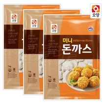 사조오양 미니돈까스 1kg, 3개