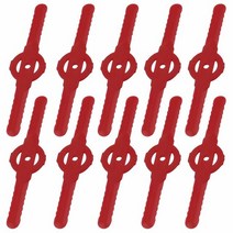 잔디깎기 잔디깍이잔디 트리머 브러시 커트 Ong 모어 헤드 블레이드 원예 도구 액세서리에 대 한 10pcs 교, 03 10pcs-Red