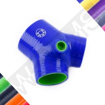 차량 냉각기 호환 부품 실리콘 라디에이터 스로틀 바디 호스 에어 인테이크 부트 파이프 키트 Audi A6 C5 4, 03 Blue