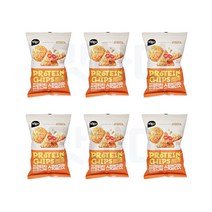 프로틴칩 스윗칠리맛 단백질과자 건강간식, 6개, 50g