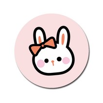 카페트 집게 건조 빨다 물매트 손세정대 세면대 빨아쓰는규조토발매트, T04-미스 토끼 쿠션(핑크컬러)(10x10