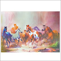 YA251-5/말그림/말사진/풍경사진/인테리어소품