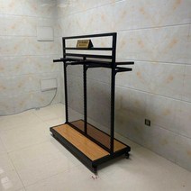 스포츠 의류 매장 진열장 디스플레이 신발 가방 옷, 1.2X0.5X1.55m+바퀴