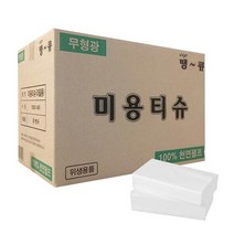 땡큐 미용티슈 리필형, 100개입, 1박스