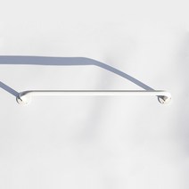 지엔디스플레이 옷가게 고정식 드레스룸 파이프 옷걸이바 옷정리 폴 벽행거 철제 백화점 다용도 압축봉헹거 수건걸이 압축봉, 18. 아이보리(가로60cm)