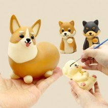 멍냥이 컬러링 키트 벚꽃 컬러링 색칠 미술놀이 만들기 아이들선물 유치원 초등 단체선물 데이트 취미키트, 뚱냥이
