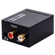 Protable 3.5mm 잭 동축 광섬유 디지털-아날로그 오디오 aux rca lr 변환기 spdif 디지털 오디오 디코더 증폭기