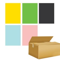 대원 칼라보드 600*900mm 5T D세트 (색상5종/5장), 단품