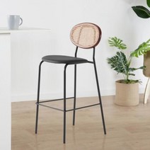 아트박스/꼬모까사 페더 라탄 바체어 (2종색상)높이조절가능, 그린/55cm(절삭신청)