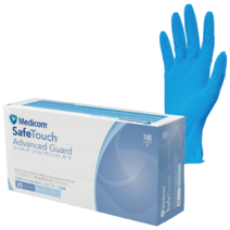 메디컴 세이프터치 니트릴 블루 위생의료 장갑 어드밴스드 S M L 100매입, 니트릴블루 L (100매입)