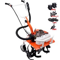 소형트랙터 미니관리기 도랑 능선 논 밭가는기계, 단일사이즈, 2행정62CC엔진흙풀기칼잡초바퀴워킹바퀴도랑