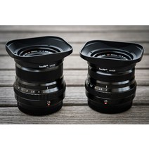 FITRADE CNC 알루미늄 합금 사각 렌즈 후드 캡 포함 후지 후지논 렌즈 XF 35mm F2 XF 23mm F2, 01 Sliver