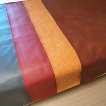 중(190x135cm) 레자방수시트 레자커버 인조가죽 피부관리실 마사지샵 병원 미용배드 병원침대시트 환자 깔개매트, 밤색 (190*135)
