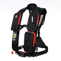 폰터스 자동팽창식 구명조끼 낚시조끼 PL-9500 (블랙) PL-9600(레드), PL-9600 레드