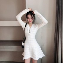 미쓰조싸롱/상큼 발랄한 데이트룩 A라인 원피스