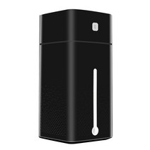 usb 가습기 가정용 대용량 테이블 공기청정기 침실 아이디어 소형 무음기, 가습기 블랙, 하나