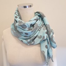 아놀드파마 레이온 나염 스카프 간절기에 가볍게 코디 뉴코아울산성남점