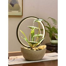 미니분수대 실내 인공폭포 테이블 천연 안개발생기, 기본형