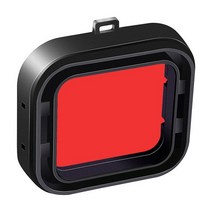 방수 스포츠 카메라 케이스 4 개 수중 다이빙 필터 렌즈 커버 UV GoPro Hero 3 하우징, [02] Red