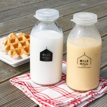 [2HOT] 서울우유 밀크홀 유리병 330ml, 1개, 밀크홀(화이트)