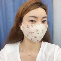 [미스블혹] 마 린넨 꽃마스크