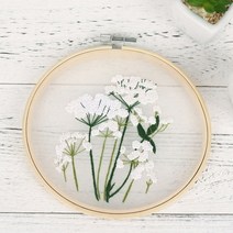 DIY 프랑스자수 패키지 들꽃 취미생활추천 자수도안, 1개