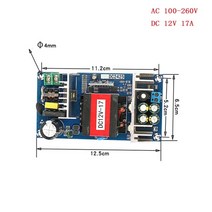 파워 서플라이 전원공급 장치 ac 100-240v dc 24v 6-17a 12v 24v 전원 공급 모듈 보드 스위치 ac-dc 스위치 전원 공급 보드 절연 전원 공급 모드, 협력사, 12v 17a 200w
