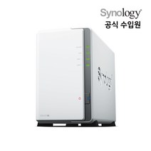 시놀로지 Synology DS220J NAS 스토리지 2베이 + IronWolf NAS 하드 1TB