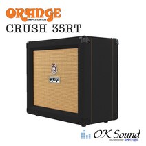 ORANGE CRUSH 35RT 오렌지 블랙 색상선택 기타앰프 리버브 튜너내장 2채널 연습용앰프 35W 콤보앰프, CRUSH 35RT 블랙