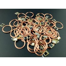 메탈카드 커스텀 rfid 스티커 카드키 복사UID 변경 가능 I 카드 모듈 1k ISO14443 o 안테나 및 칩 직경 m, 한개옵션1, 04 30MM 10PS
