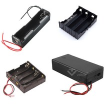 일렉킹 18650홀더 18650배터리홀더 리튬배터리홀더 케이스, 18650 2구핀홀더, 1개