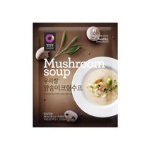 청정원 우리쌀 양송이크림 수프 60g(3인분), 1개