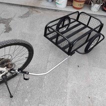 미니트레일러 자전거 후면 장착형 소형 전기 오토바이 야외 여행 승마 차량, 1.자전거 트레일러