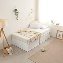 [솔직한가격] I2170 슬라이딩 수납침대 SS 1color (매트미포함)가구전문점 빠른대응, 화이트