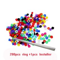 200 pcs 앵무새 핀치 카나리아 Gouldian 직경 3mm 4mm 5mm 새 발 링 색상 임의의 배달 조류 반지 다리 밴드, MULTI_4mm