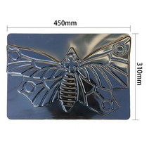 문양 형틀 거푸집 보도블럭 시공 시멘트 벽돌 포장 금형 콘크리트 DIY 수동 도보 경로 메이커 도로 정원 장식품, A Butterfly