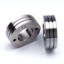 mgi용접 37x12x19 76zy-04 롤러 V U 널링 그루브 레이저 Mig 알루미늄 강철 플럭스 코어 드 와이어 피드 피, 06 U 1.2 1.6