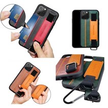 갤럭시A52s 5G용 케이스 A528 투톤-가죽 (면밴딩)-(면밴드)/3IN1 카드 수납 방탄 범퍼 핑거 스트랩 손목 줄 링(고리) 거치대 슬림 커버