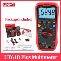 전기계량기 UNIT 디지털 멀티 미터 UT89X UT89XD UT61B UT61D UT61E UT890C UT890D 플러스 UT123 UT123D 가정용 전기 Multiteste, [03] UT61B Plus