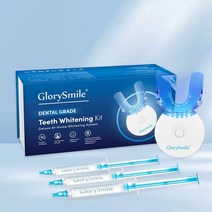 GlorySmile 치아미백기 + 미백젤 3p, 2개, 225g