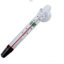 레트로 아날로그 수족관 온도계 온도 게이지 미니, 1개