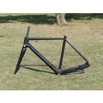 전체 탄소 Toray UD 매트 자갈 Cyclocross 자전거 디스크 브레이크 Cyclo-Cross Frame through Axle Frameset Fork 49/52/54/5, [03] 54cm