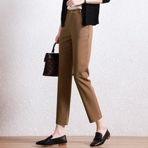 일자 9부 팬츠 가을스타일 여성의류 쁘띠 정장 스트레이트핏 캐주얼바지 와이드 루즈핏 슬림핏 튜브 배기 2466659784