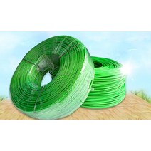 비닐하우스 조립식 미니 온실 농막 자재 옥상 베란다 소형 2mm--12mm 13--500m 녹색 pvc 코팅 스틸 와이어 로프 빨랫줄 케이블 교수형 벨트 클립, 5mm 95m